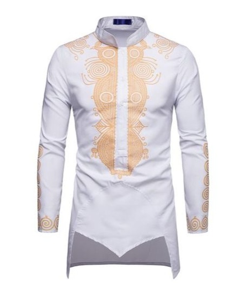 Men’s African Long Sleeve Shirt